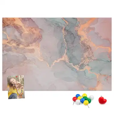 Elegáns márványmintás parafatábla