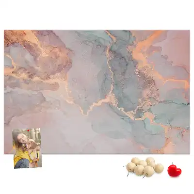 Elegáns márványmintás parafatábla