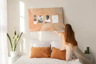 Geometriai háromszög formájú parafatábla