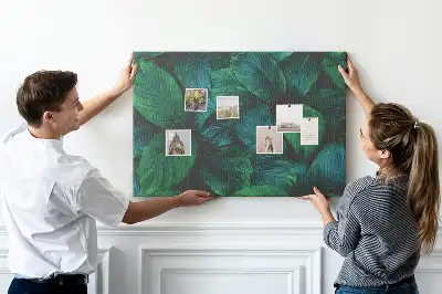 Parafatábla természet levelek mintával