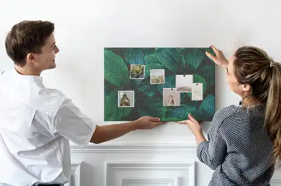 Parafatábla természet levelek mintával