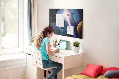 Nagy galaxis mintás parafa üzenőtábla