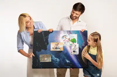 Nagy galaxis mintás parafa üzenőtábla