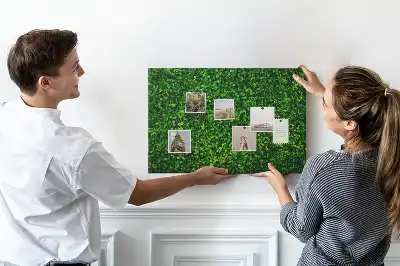 Parafa üzenőtábla sövény levelek mintával