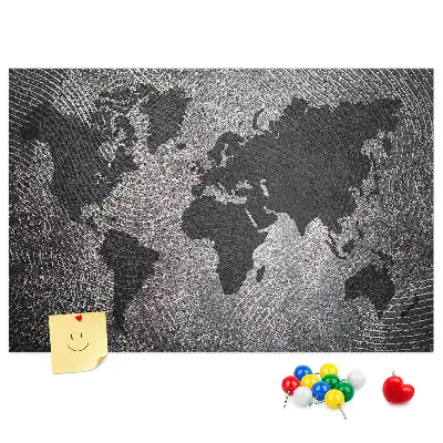 Minimalista betonvilág parafatábla
