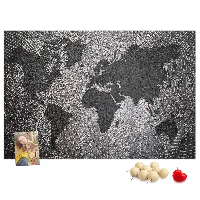 Minimalista betonvilág parafatábla