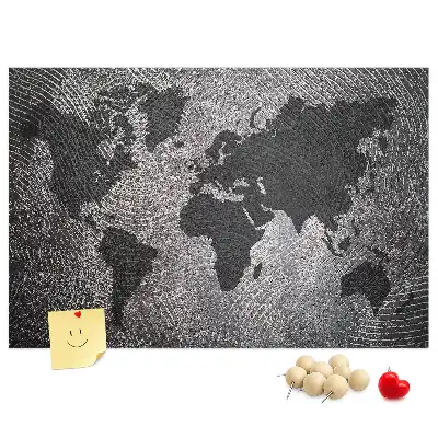 Minimalista betonvilág parafatábla