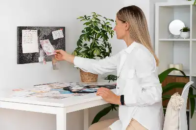 Minimalista betonvilág parafatábla