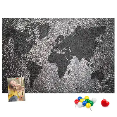 Minimalista betonvilág parafatábla