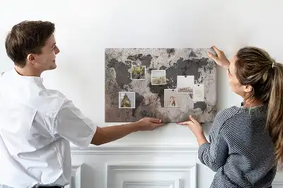 Parafatábla építészeti beton térképpel