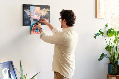 A világ geometriai körvonala parafa üzenőtábla