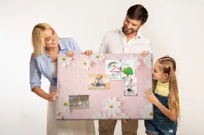 Százszorszép virágos parafatábla