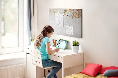 Csillagok mintás fali parafa üzenőtábla