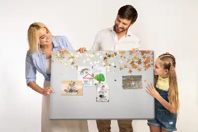 Csillagok mintás fali parafa üzenőtábla
