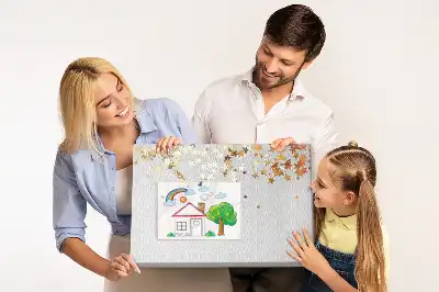 Csillagok mintás fali parafa üzenőtábla