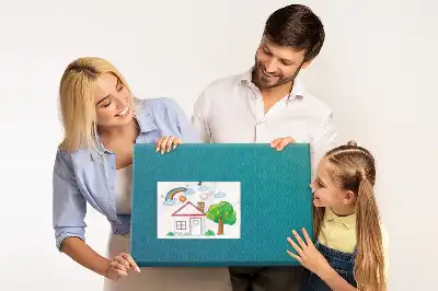 Parafa üzenőtábla tengeri absztrakt mintával