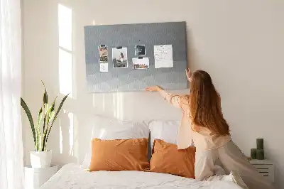 Hullám absztrakció mintás fali parafa üzenőtábla