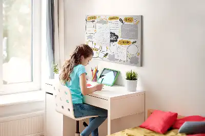 Újévi célkitűző parafatábla