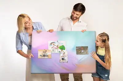 Parafa üzenőtábla színes tollakkal