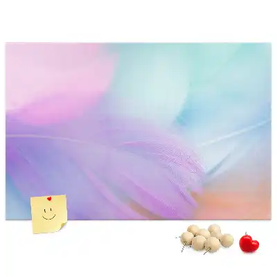 Parafa üzenőtábla színes tollakkal