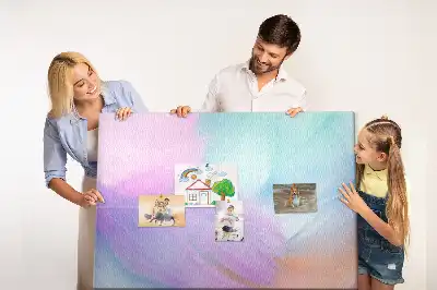 Parafa üzenőtábla színes tollakkal
