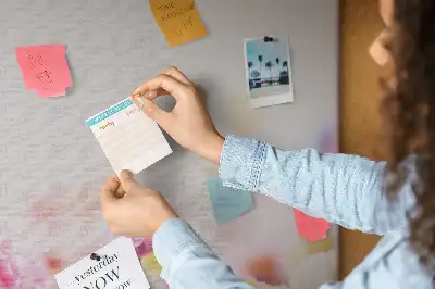 Fali parafa üzenőtábla Virágok a réten