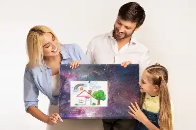 Galaxis mintás fali parafa üzenőtábla