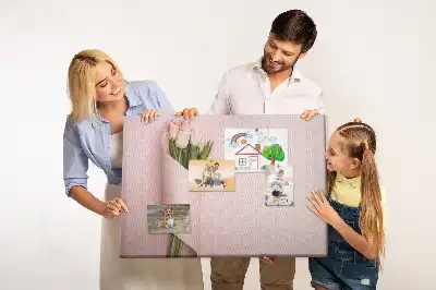 Virágcsokor mintás parafa üzenőtábla