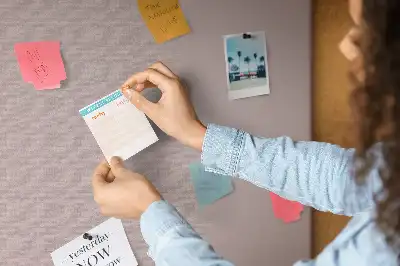 Virágcsokor mintás parafa üzenőtábla