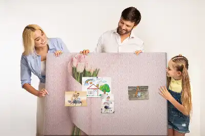 Virágcsokor mintás parafa üzenőtábla