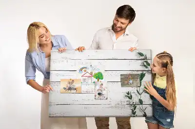 Természetes faerezetű parafa üzenőtábla