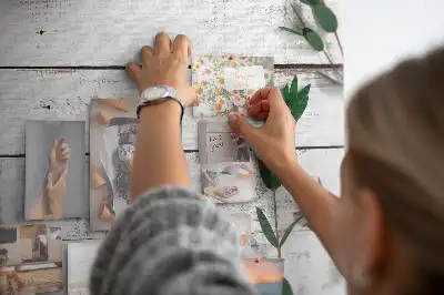 Természetes faerezetű parafa üzenőtábla