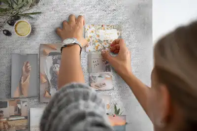 Minimalista olajbogyós parafa üzenőtábla