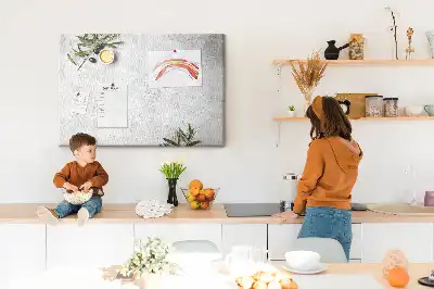 Minimalista olajbogyós parafa üzenőtábla