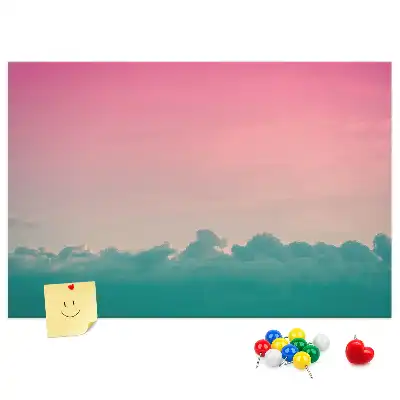 Színátmenetes égbolt mintájú parafatábla
