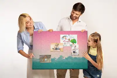 Színátmenetes égbolt mintájú parafatábla