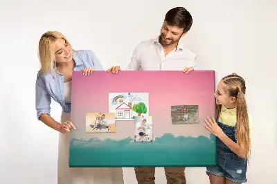 Színátmenetes égbolt mintájú parafatábla