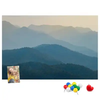 Absztrakt horizont kilátás parafa üzenőtábla