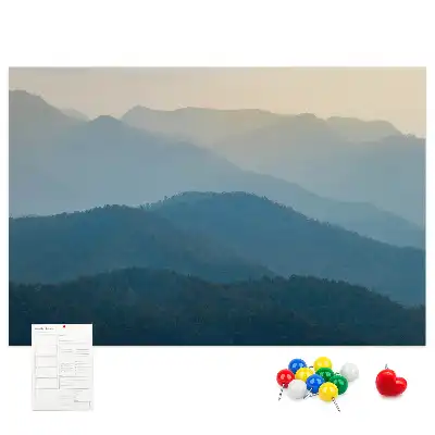 Absztrakt horizont kilátás parafa üzenőtábla