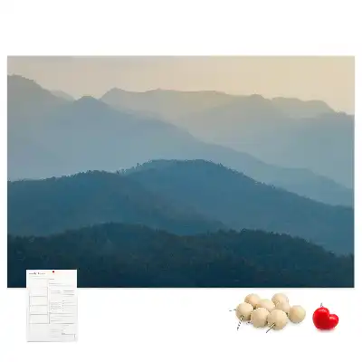 Absztrakt horizont kilátás parafa üzenőtábla