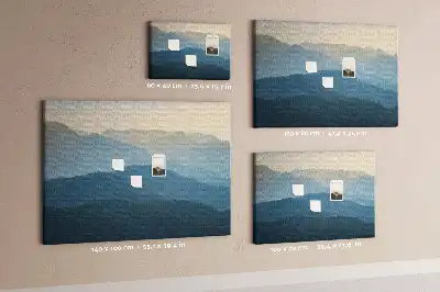 Absztrakt horizont kilátás parafa üzenőtábla