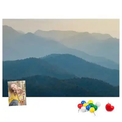 Absztrakt horizont kilátás parafa üzenőtábla
