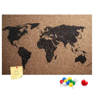Minimalista kontinens körvonal parafábla