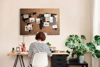 Minimalista kontinens körvonal parafábla