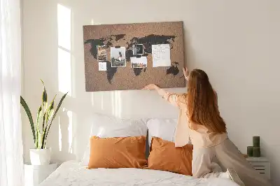 Minimalista kontinens körvonal parafábla