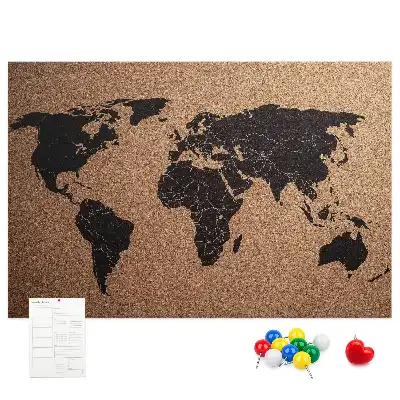 Minimalista kontinens körvonal parafábla