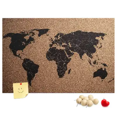 Minimalista kontinens körvonal parafábla