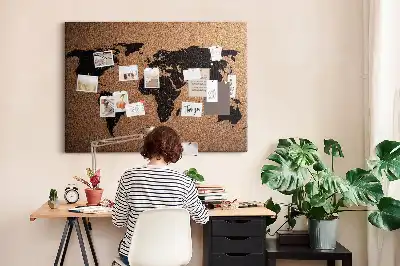 Minimalista kontinens körvonal parafábla