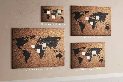 Minimalista kontinens körvonal parafábla