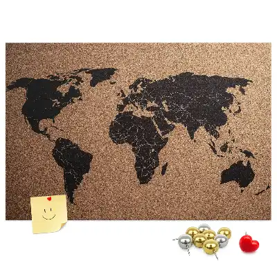Minimalista kontinens körvonal parafábla